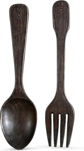 Wooden jumbo fork - wooden, and