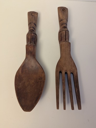 Large carved wooden - carved,