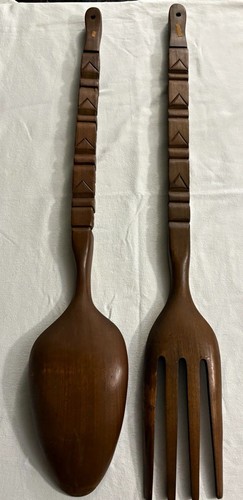 Large carved wooden - wooden, &